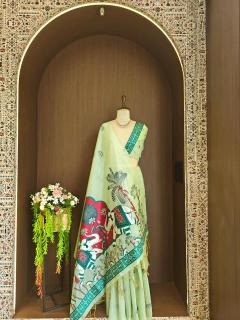  Akshara muga Wholesale saree market in Amritsar