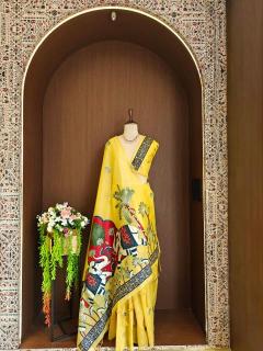  Akshara muga Wholesale saree market in Amritsar