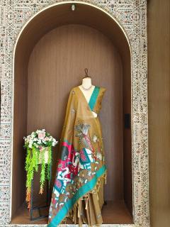  Akshara muga Wholesale saree market in Amritsar
