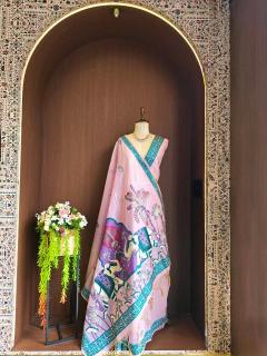  Akshara muga Wholesale saree market in Amritsar