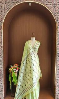 Akshara muga Wholesale saree market in Ludhiana