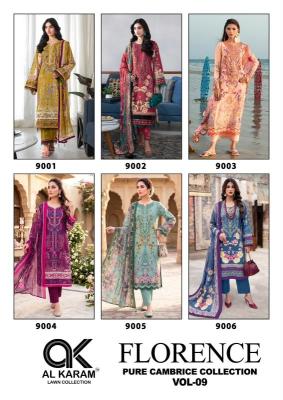 Al karam florence vol 9 Wholesale clothing market in Himachal Pradesh