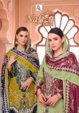 Alok suit nafiza-08  Dress material wholesale price in Haryana