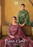 Alok suit sana & sara-2  Dress material wholesale suppliers in Himachal Pradesh
