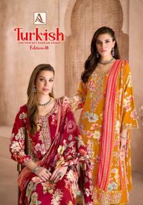 Alok suit turkish edition 18  Wholesale clothing market in Sikkim