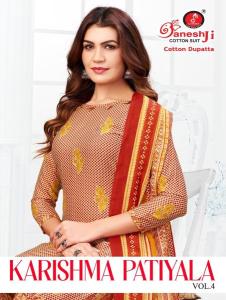 Ganeshji karishma patiyala vol 4 dress materials wholesale in Goa
