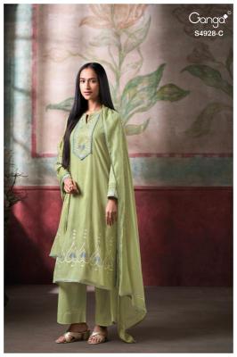 Ganga ciraa 4928  Traditional dress materials Tamil Nadu
