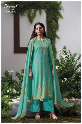 Ganga ehsaas 5123  Designer dress materials in Rajasthan