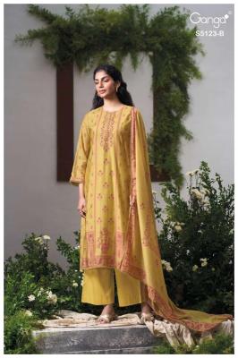 Ganga ehsaas 5123  Designer dress materials in Rajasthan