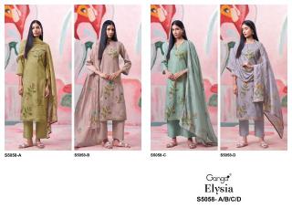 Ganga elysia 5058  Ethnic dress material