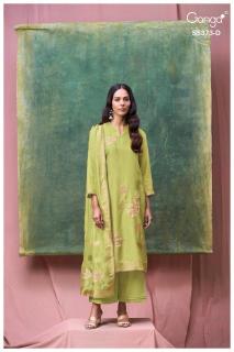 Ganga gineva 5373  Jaipur dress material market
