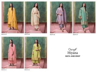 Ganga hiyana 5374  wholesale dress material market in Odisha