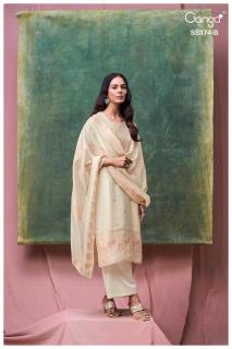 Ganga hiyana 5374  wholesale dress material market in Odisha