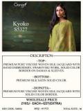 Ganga kyoko 5327   Dress material wholesale prices 