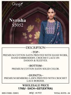 Ganga nyrisha 5052 Wholesale clothing
