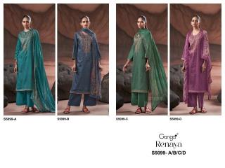 Ganga renaya 5099  Dress material suppliers in Goa