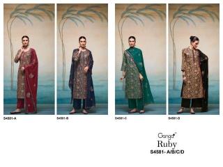 Ganga ruby 4581 Dress material manufacturers in Tamil Nadu