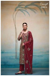 Ganga ruby 4581 Dress material manufacturers in Tamil Nadu