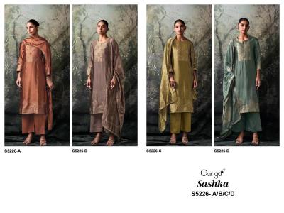 Ganga sashka 5226  Dress material manufacturers in Telangana