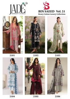 Jade binsaeed vol 21 Ethnic wear wholesale market