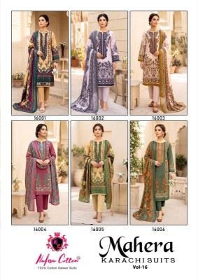 Nafisa mahera vol 16 Goa dress material bazaar