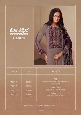 Omtex Silk dress material