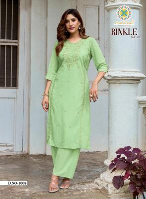 Passion tree rinkle vol-1 Wholesale kurti suppliers in Andhra Pradesh