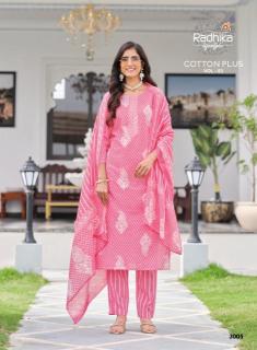 Radhika cotton plus vol 3 wholesale kurti suppliers in Arunachal Pradesh