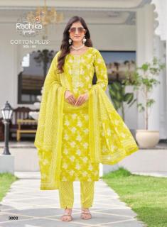 Radhika cotton plus vol 3 wholesale kurti suppliers in Arunachal Pradesh