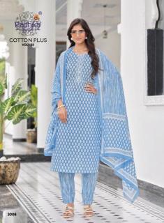 Radhika cotton plus vol 3 wholesale kurti suppliers in Arunachal Pradesh