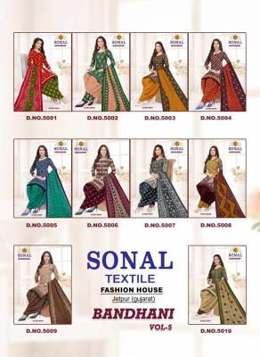 Sonal bandhani vol 5 Wholesale clothing market in Andhra Pradesh