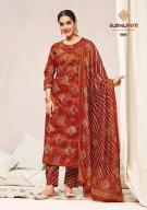 Suryajyoti bandhani lehariya vol-8 Chhattisgarh kurti manufacturers