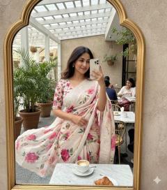 Svara asvi floral butta-2 Wholesale saree suppliers in Punjab