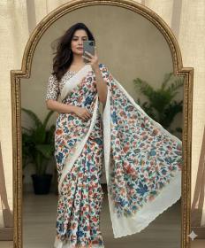 Svara asvi floral butta-2 Wholesale saree suppliers in Punjab