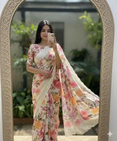 Svara asvi floral butta-2 Wholesale saree suppliers in Punjab