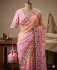 Svara flower Saree manufacturers in Karnataka