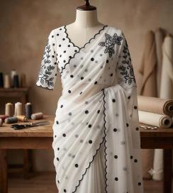 Svara georgette Traditional sarees in goa