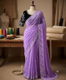 Svara georgette Wholesale saree suppliers in Karnataka