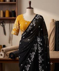Svara georgette Wholesale saree suppliers in Karnataka