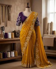 Svara georgette Wholesale saree suppliers in Karnataka