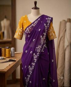 Svara georgette Wholesale saree suppliers in Karnataka