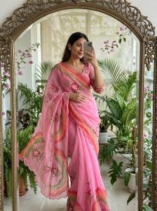 Svara guldasta Mizoram saree market