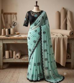 Svara vt~009  Designer saree wholesale in Punjab