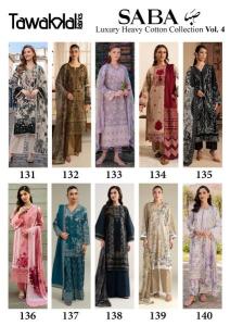 Tawakkal saba vol 4 Wholesale Salwar Kameez market