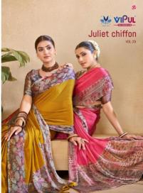 Vipul juliet chiffon vol-29 Designer sarees in Sikkim