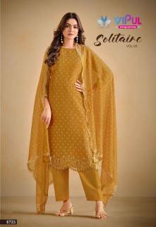 Vipul solitaire vol 3 Cheap dress material wholesale market