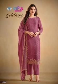 Vipul solitaire vol 3 Cheap dress material wholesale market