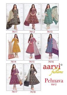 Aarvi pehnava vol-2 Designer kurtis in Andhra Pradesh