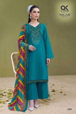 Al karam nigar vol 5 Dress material wholesale dealers in Chhattisgarh