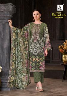 Alok suit rihaana-24 Wholesale clothing market in Haryana